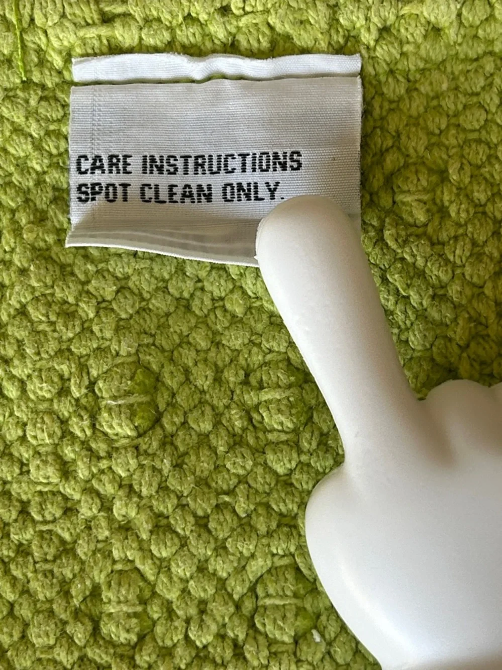 Shaggy Accent Throw Rug Lime Green NWOT Bath Textured Shaggy Artsy
